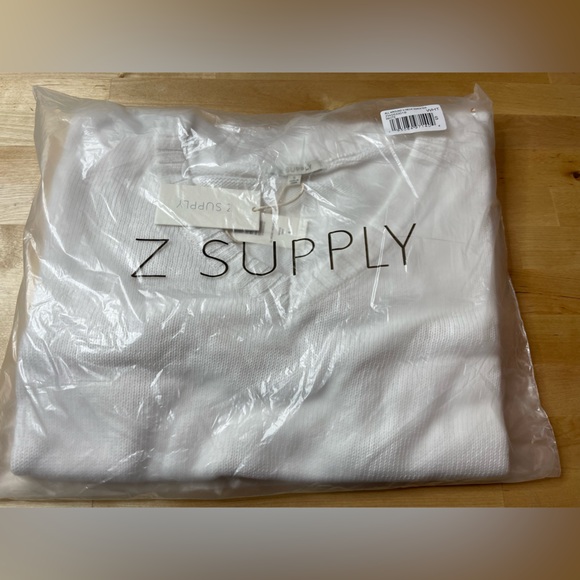 Z Supply Sweater Long Sleeve V- Neck Cropped Gray Women’s Size Small - Picture 2 of 8